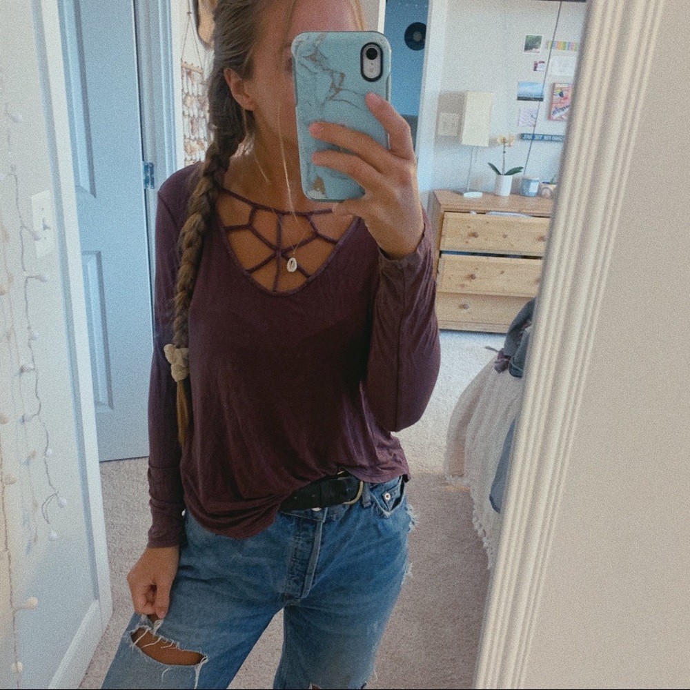 long sleeve soft and sexy shirt